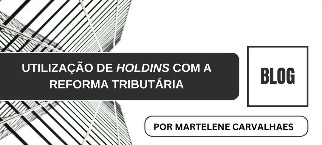 UTILIZAÇÃO DE HOLDINS COM A REFORMA TRIBUTÁRIA